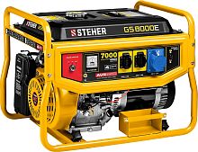 Бензогенератор STEHER GS-8000E , до 7кВт, электростартер картинка